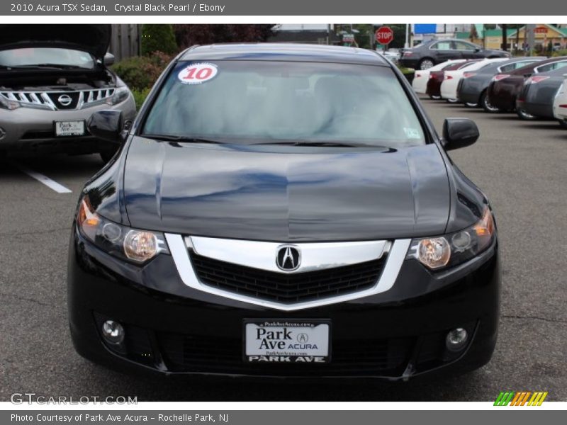 Crystal Black Pearl / Ebony 2010 Acura TSX Sedan