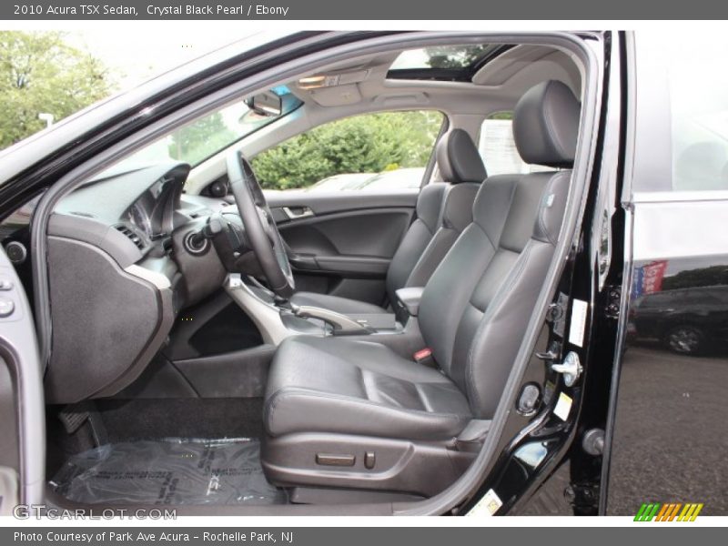 Crystal Black Pearl / Ebony 2010 Acura TSX Sedan