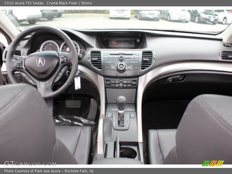 Crystal Black Pearl / Ebony 2010 Acura TSX Sedan