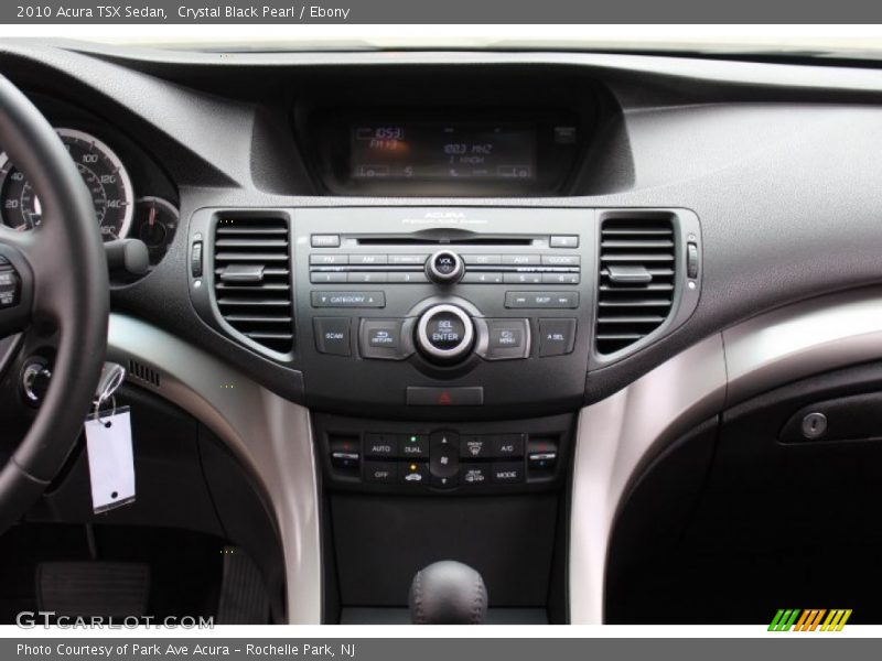 Crystal Black Pearl / Ebony 2010 Acura TSX Sedan