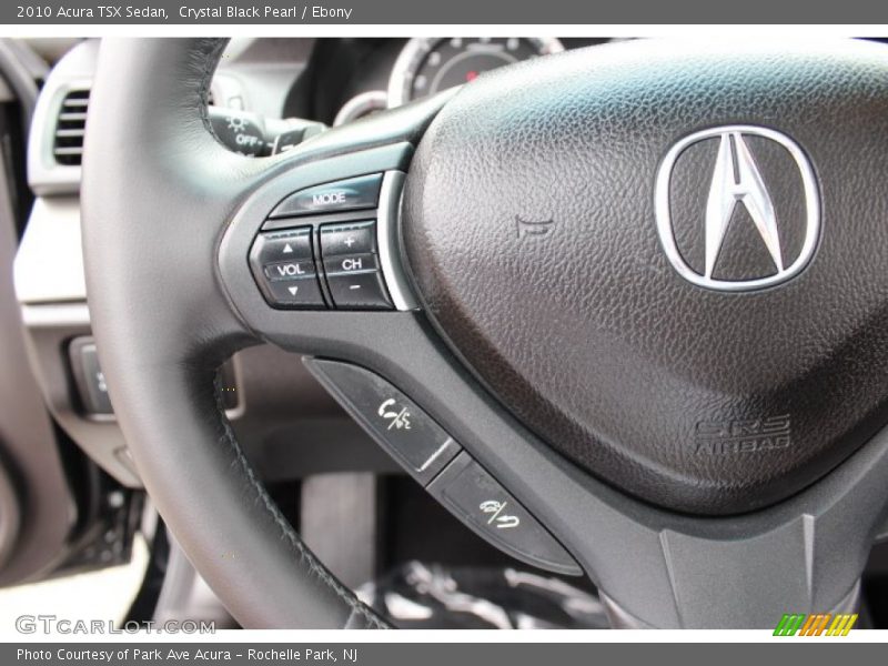 Crystal Black Pearl / Ebony 2010 Acura TSX Sedan