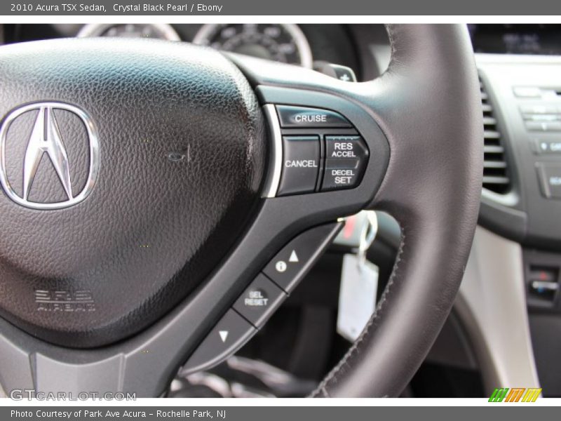 Crystal Black Pearl / Ebony 2010 Acura TSX Sedan