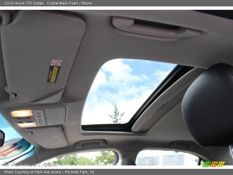 Crystal Black Pearl / Ebony 2010 Acura TSX Sedan
