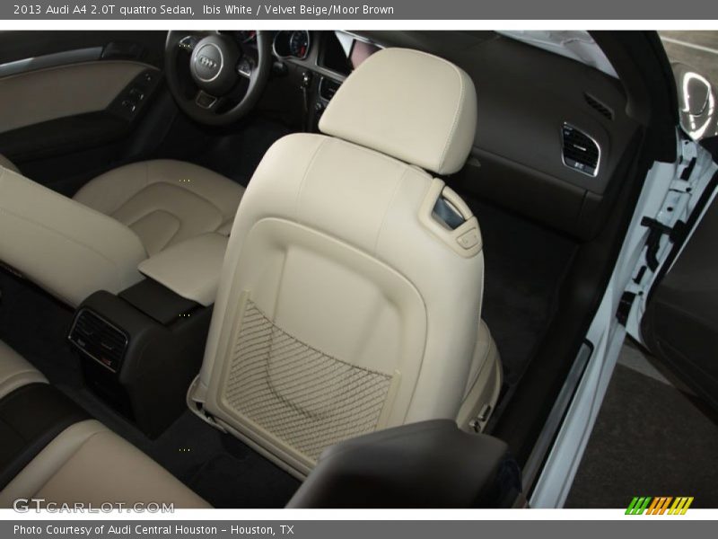 Ibis White / Velvet Beige/Moor Brown 2013 Audi A4 2.0T quattro Sedan