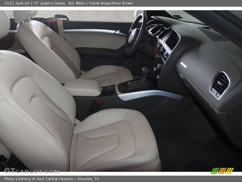 Ibis White / Velvet Beige/Moor Brown 2013 Audi A4 2.0T quattro Sedan