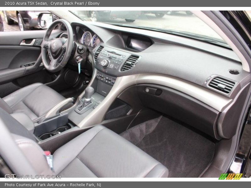 Crystal Black Pearl / Ebony 2010 Acura TSX Sedan