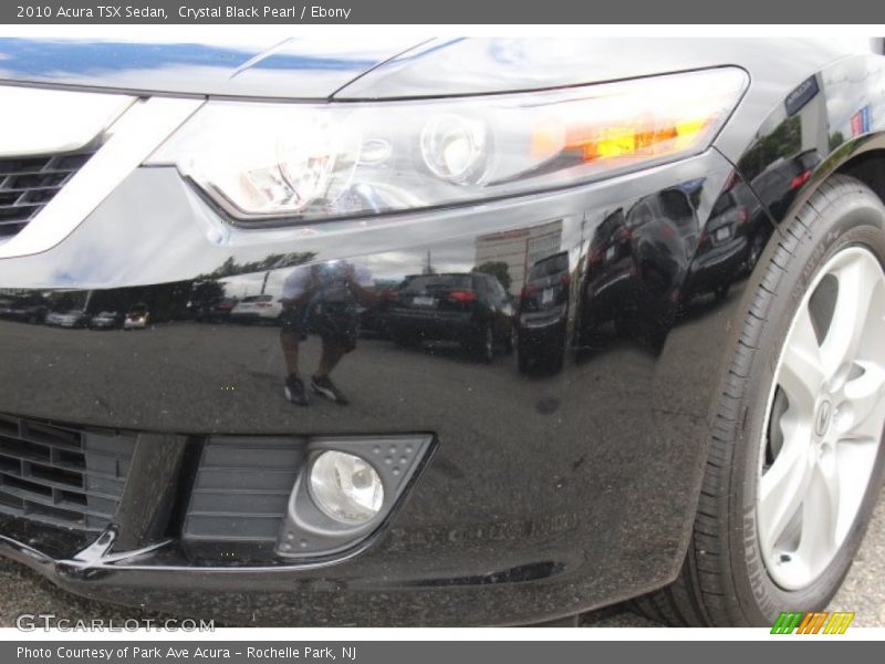 Crystal Black Pearl / Ebony 2010 Acura TSX Sedan