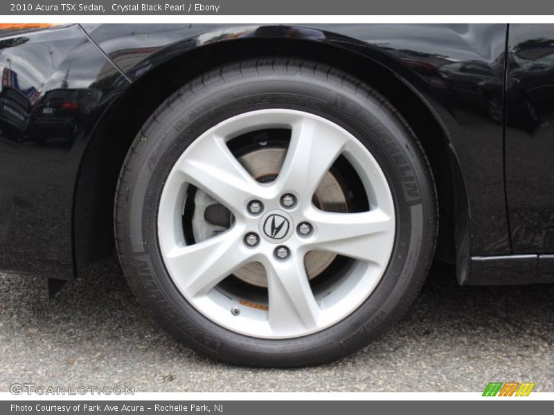 Crystal Black Pearl / Ebony 2010 Acura TSX Sedan