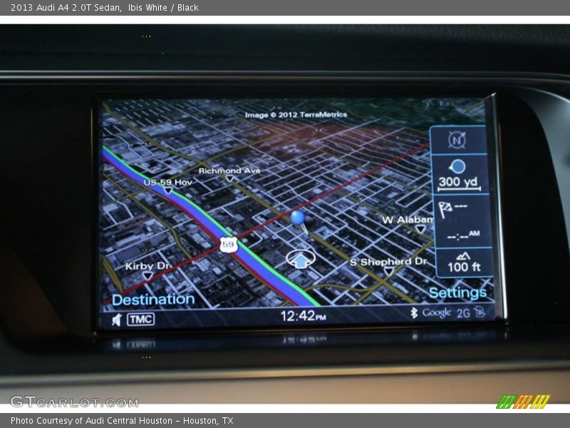 Navigation of 2013 A4 2.0T Sedan