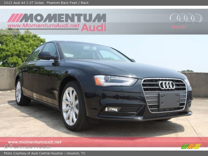 Phantom Black Pearl / Black 2013 Audi A4 2.0T Sedan