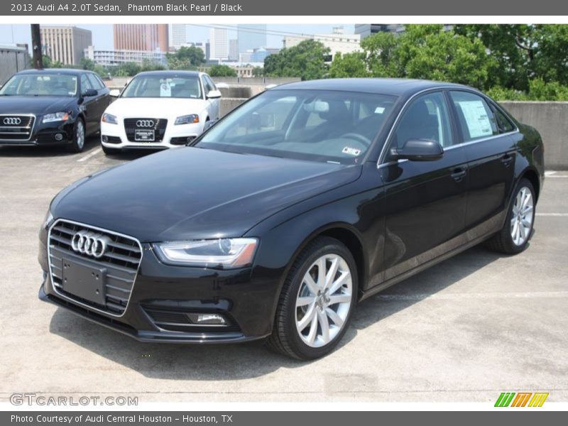 Phantom Black Pearl / Black 2013 Audi A4 2.0T Sedan