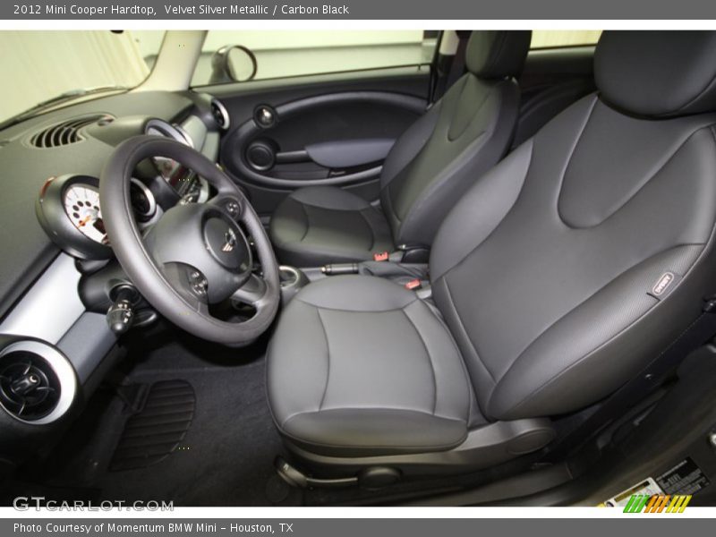 Velvet Silver Metallic / Carbon Black 2012 Mini Cooper Hardtop