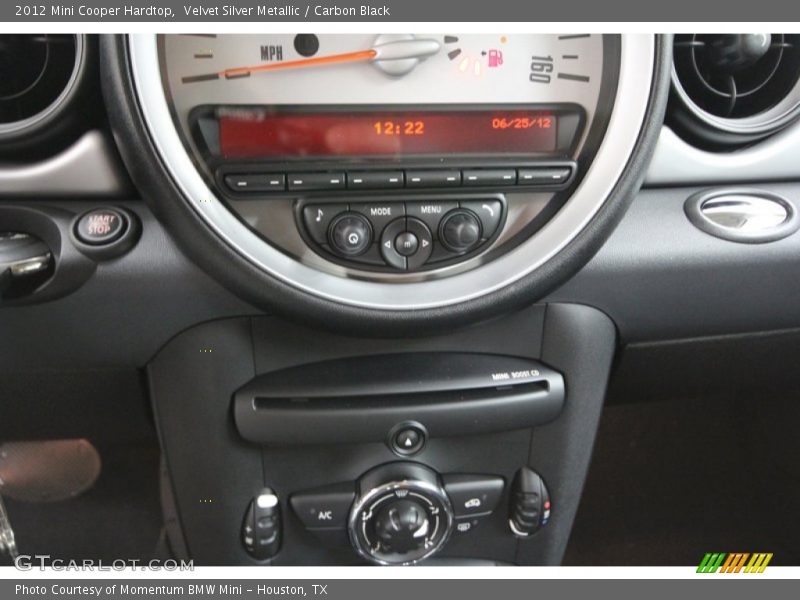 Velvet Silver Metallic / Carbon Black 2012 Mini Cooper Hardtop