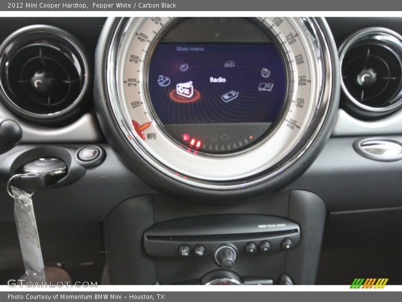 Pepper White / Carbon Black 2012 Mini Cooper Hardtop