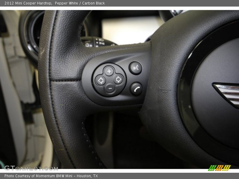 Pepper White / Carbon Black 2012 Mini Cooper Hardtop