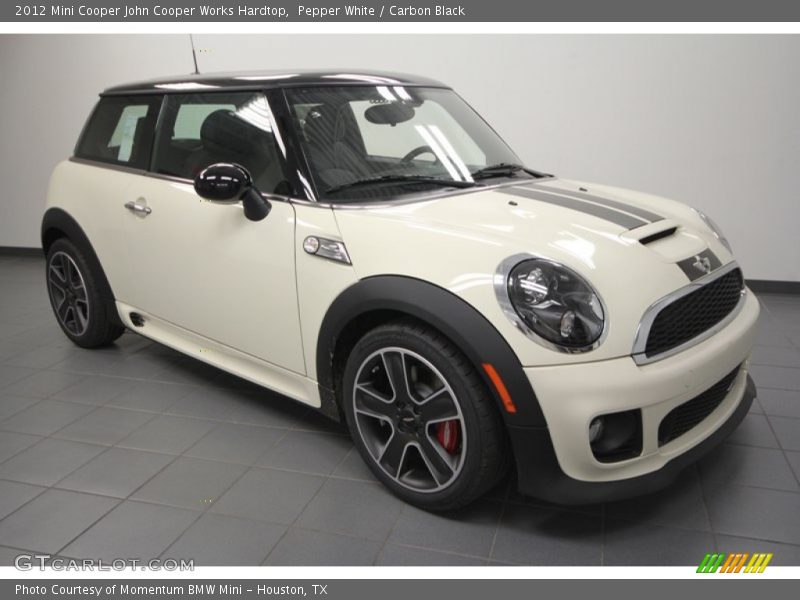 Pepper White / Carbon Black 2012 Mini Cooper John Cooper Works Hardtop