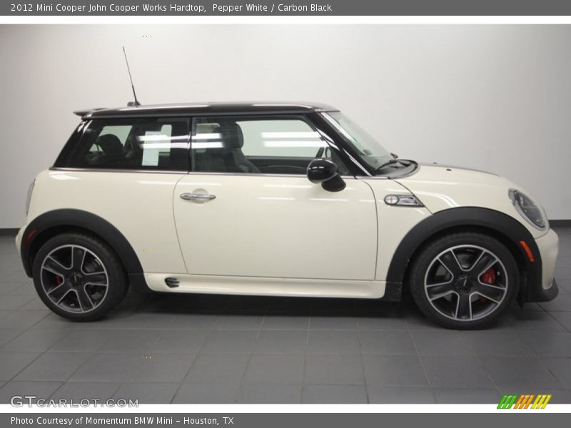 Pepper White / Carbon Black 2012 Mini Cooper John Cooper Works Hardtop