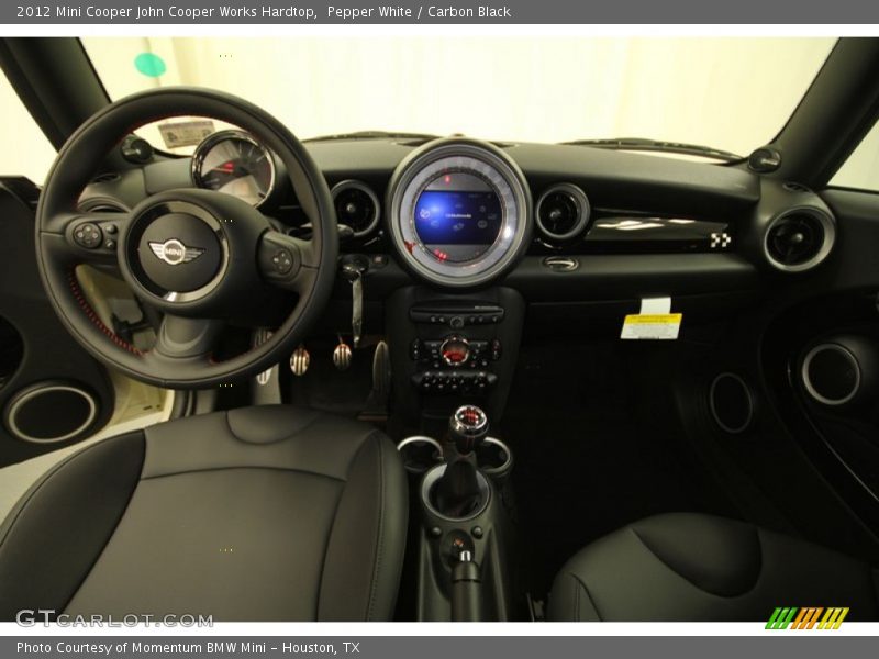 Pepper White / Carbon Black 2012 Mini Cooper John Cooper Works Hardtop