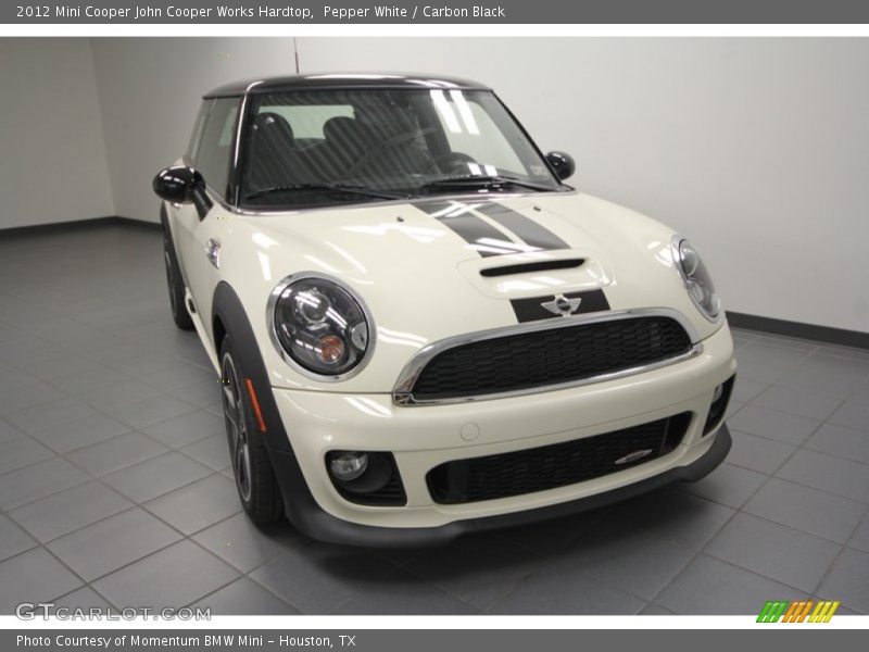 Pepper White / Carbon Black 2012 Mini Cooper John Cooper Works Hardtop