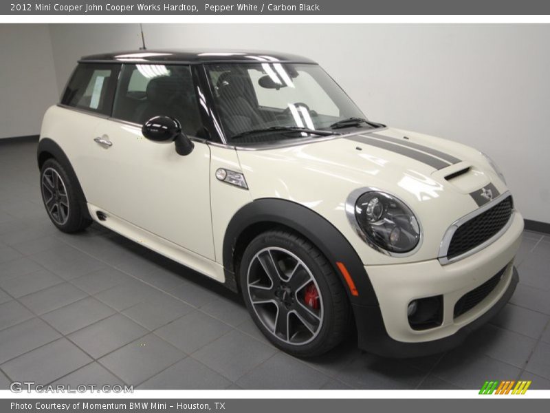Front 3/4 View of 2012 Cooper John Cooper Works Hardtop
