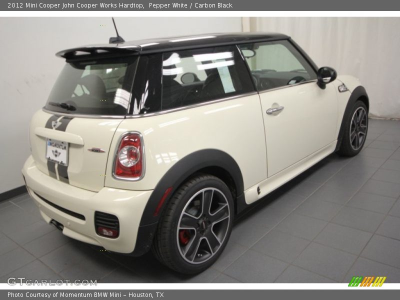 Pepper White / Carbon Black 2012 Mini Cooper John Cooper Works Hardtop