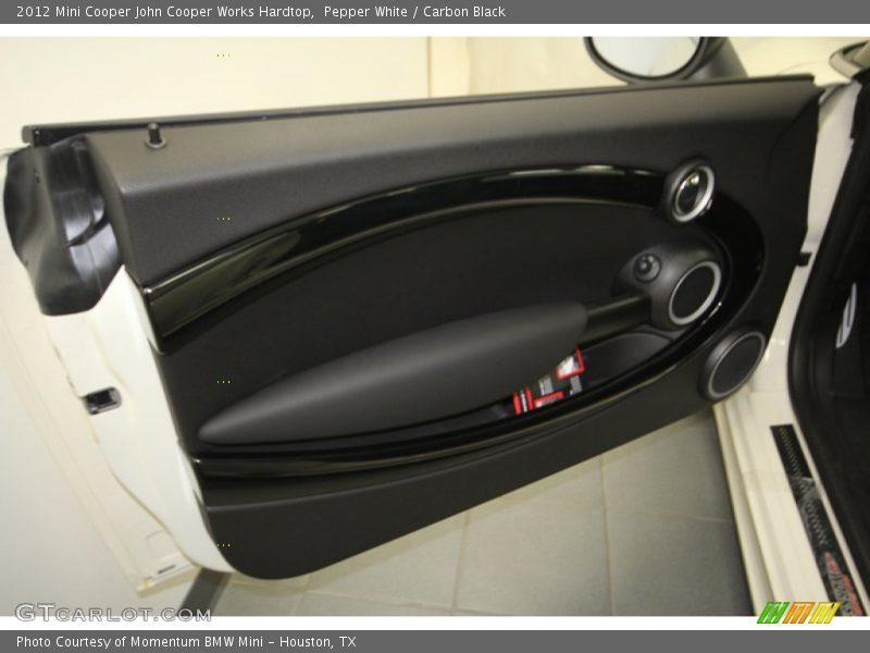 Pepper White / Carbon Black 2012 Mini Cooper John Cooper Works Hardtop