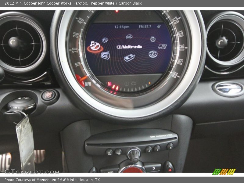 Pepper White / Carbon Black 2012 Mini Cooper John Cooper Works Hardtop