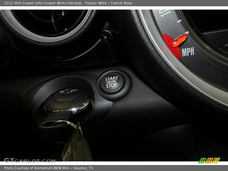 Pepper White / Carbon Black 2012 Mini Cooper John Cooper Works Hardtop
