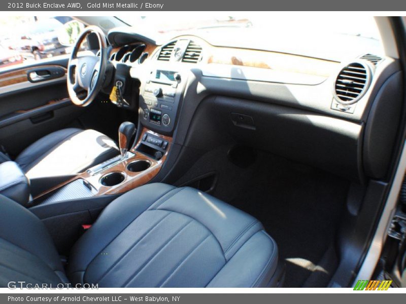 Gold Mist Metallic / Ebony 2012 Buick Enclave AWD