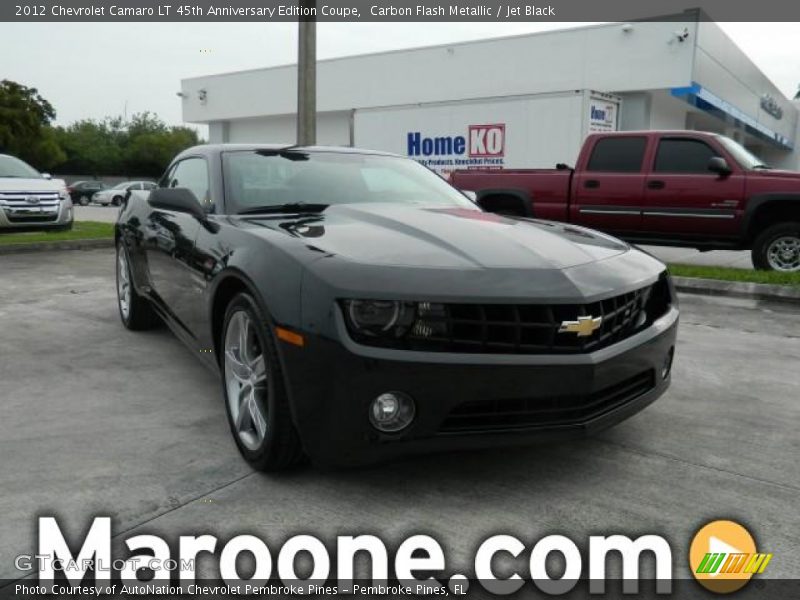 Carbon Flash Metallic / Jet Black 2012 Chevrolet Camaro LT 45th Anniversary Edition Coupe