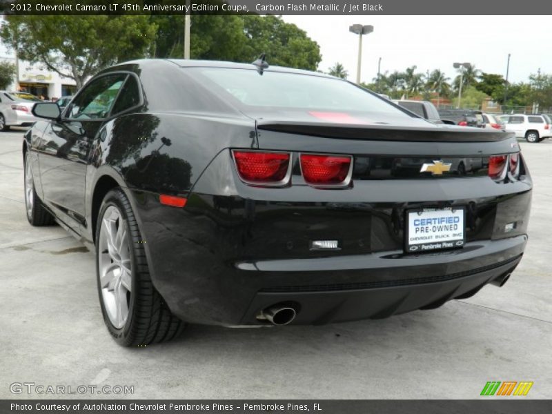 Carbon Flash Metallic / Jet Black 2012 Chevrolet Camaro LT 45th Anniversary Edition Coupe