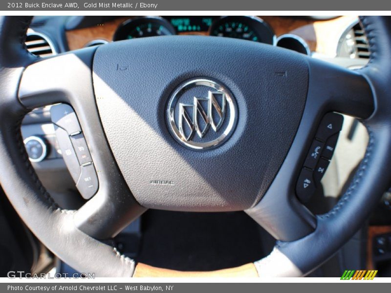 Gold Mist Metallic / Ebony 2012 Buick Enclave AWD