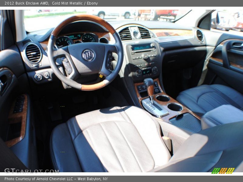 Gold Mist Metallic / Ebony 2012 Buick Enclave AWD