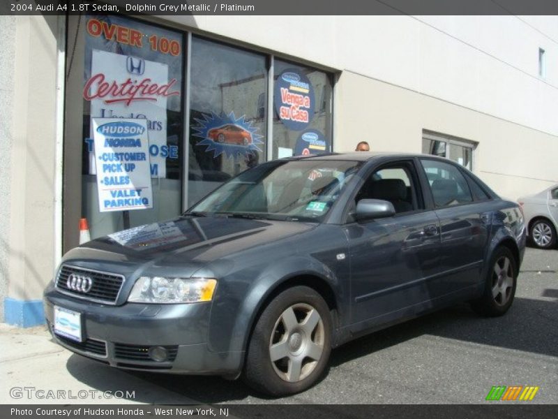 Dolphin Grey Metallic / Platinum 2004 Audi A4 1.8T Sedan