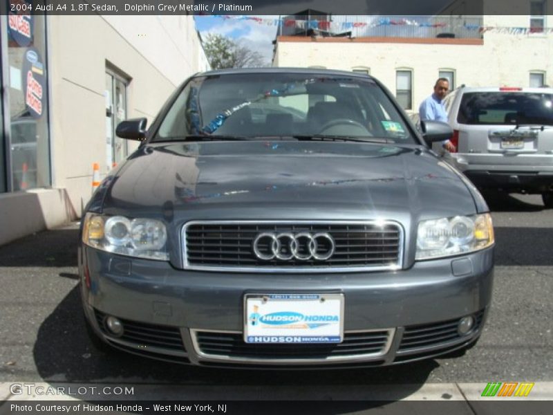 Dolphin Grey Metallic / Platinum 2004 Audi A4 1.8T Sedan