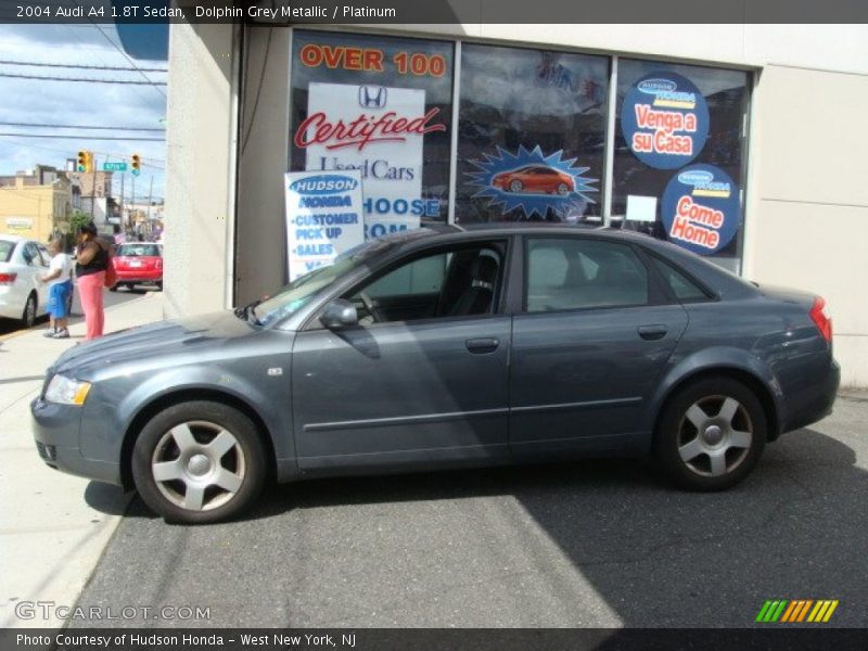 Dolphin Grey Metallic / Platinum 2004 Audi A4 1.8T Sedan