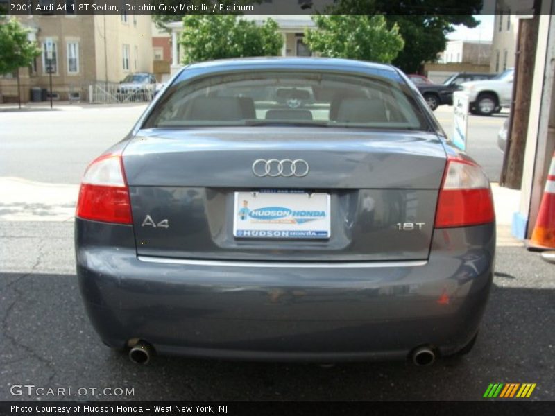 Dolphin Grey Metallic / Platinum 2004 Audi A4 1.8T Sedan