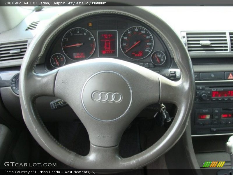Dolphin Grey Metallic / Platinum 2004 Audi A4 1.8T Sedan