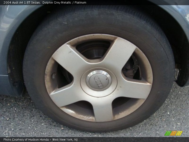 Dolphin Grey Metallic / Platinum 2004 Audi A4 1.8T Sedan