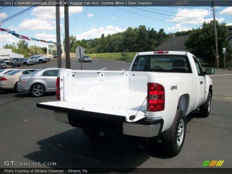 Summit White / Dark Titanium 2013 Chevrolet Silverado 3500HD WT Regular Cab 4x4