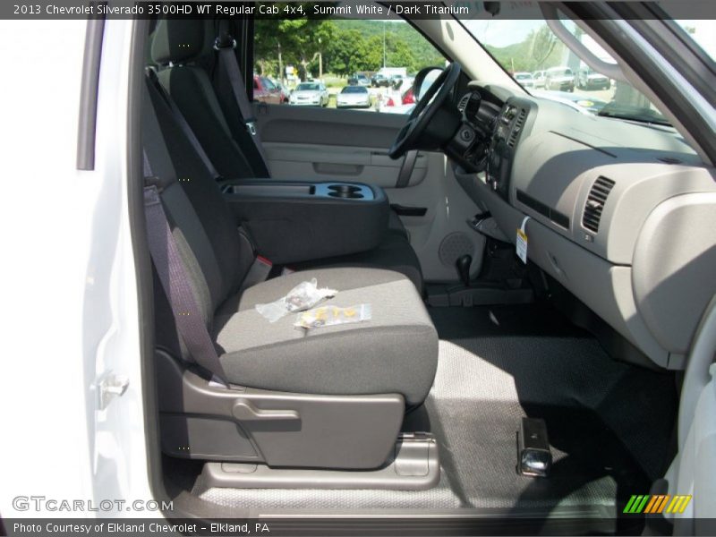 Summit White / Dark Titanium 2013 Chevrolet Silverado 3500HD WT Regular Cab 4x4