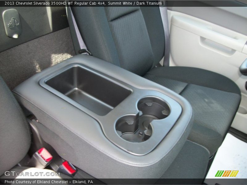 Summit White / Dark Titanium 2013 Chevrolet Silverado 3500HD WT Regular Cab 4x4