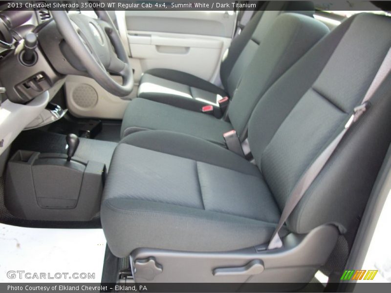 Summit White / Dark Titanium 2013 Chevrolet Silverado 3500HD WT Regular Cab 4x4