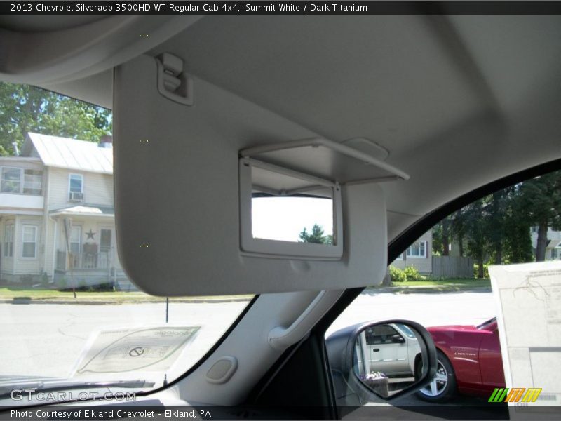 Summit White / Dark Titanium 2013 Chevrolet Silverado 3500HD WT Regular Cab 4x4