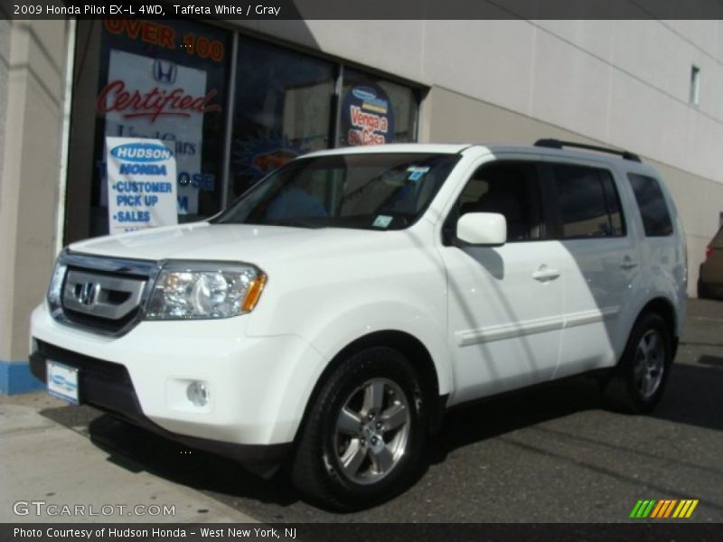 Taffeta White / Gray 2009 Honda Pilot EX-L 4WD