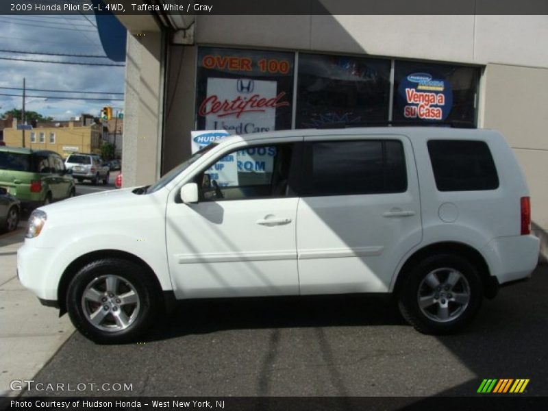 Taffeta White / Gray 2009 Honda Pilot EX-L 4WD