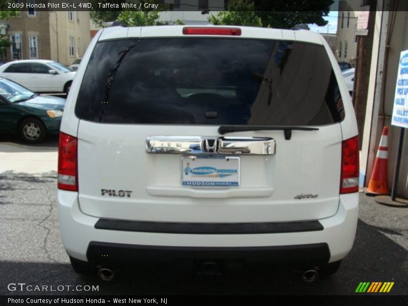 Taffeta White / Gray 2009 Honda Pilot EX-L 4WD
