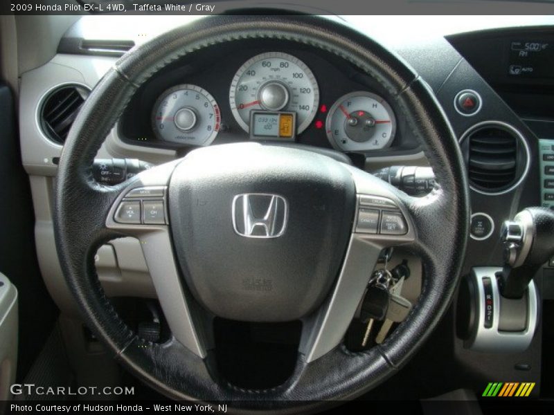Taffeta White / Gray 2009 Honda Pilot EX-L 4WD