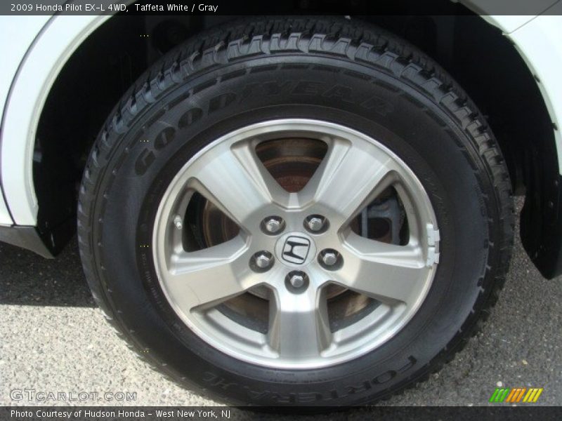 Taffeta White / Gray 2009 Honda Pilot EX-L 4WD