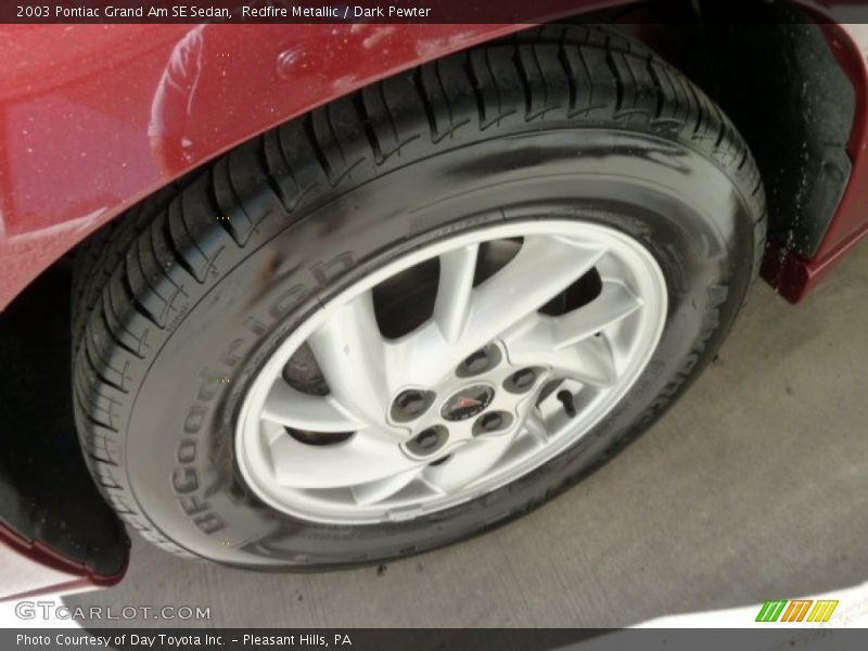 Redfire Metallic / Dark Pewter 2003 Pontiac Grand Am SE Sedan